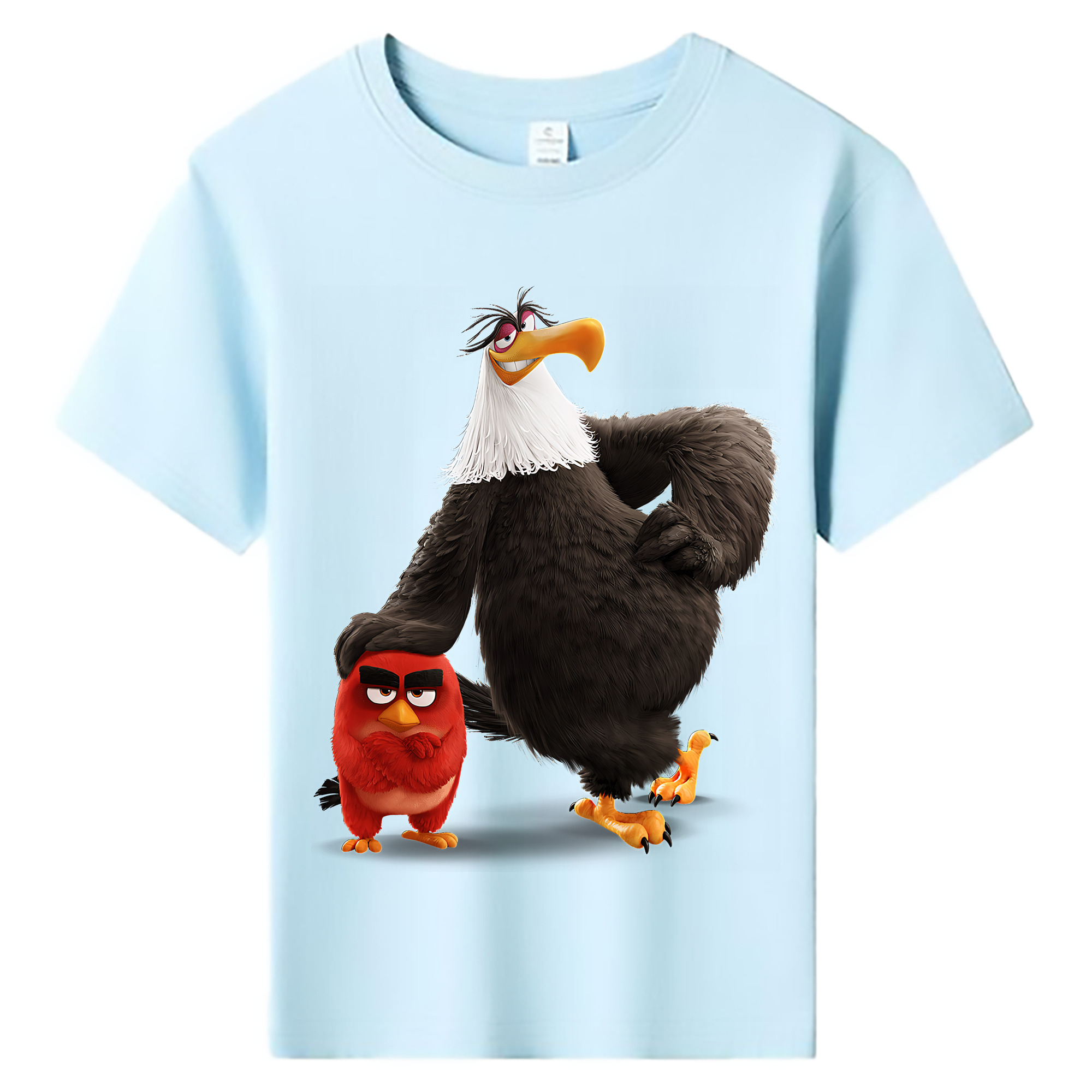 （画像用） Angry Birds アングリーバード 綿100％キッズTシャツ（フロントプリント）